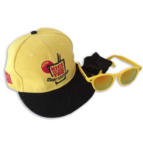 Gruppo Montenegro - Kit Cappellino e occhiali da sole