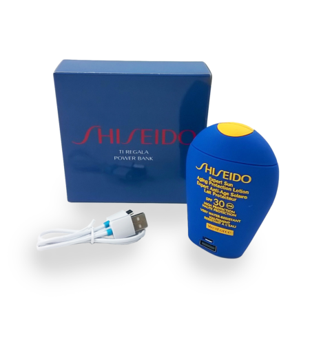 Shiseido - Powerbank con forma personalizzata contenuta in scatola regalo